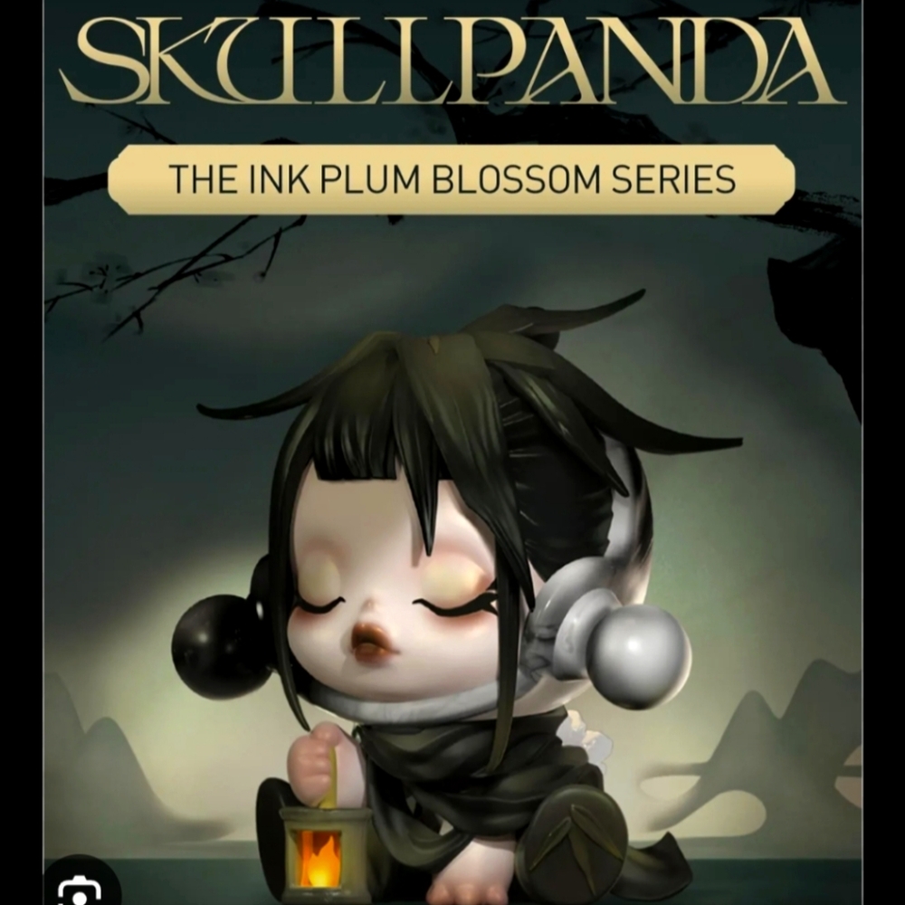 Skullpanda The Scene, Ink Plum Blossom Series